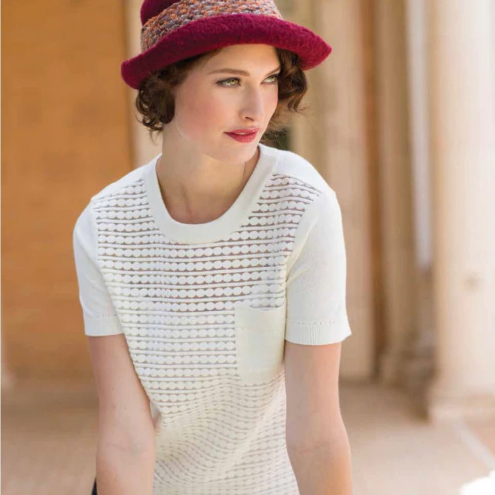 Kate Spade short sleeve sweater